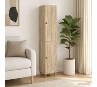 vidaXL Set di armadi 2 pz Rovere Sonoma Legno ingegnerizzato