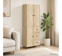 vidaXL Set di armadi 2 pz Rovere Sonoma Legno ingegnerizzato