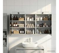 vidaXL Set di Armadi da Bagno 3 pcs 116 x 16 x 62,5 cm