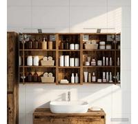 vidaXL Set di Armadi da Bagno 3 pcs 116 x 16 x 62,5 cm