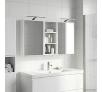vidaXL Set di Armadi da Bagno 3 pcs 116 x 16 x 62,5 cm