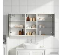 vidaXL Set di Armadi da Bagno 3 pcs 116 x 16 x 62,5 cm