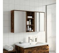 vidaXL Set di Armadi da Bagno 3 pcs 116 x 16 x 62,5 cm