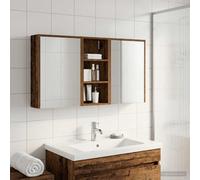 vidaXL Set di Armadi da Bagno 3 pcs 116 x 16 x 62,5 cm