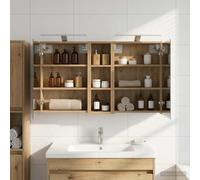 vidaXL Set di Armadi da Bagno 3 pz 106 x 16 x 62,5 cm