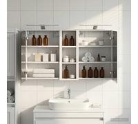 vidaXL Set di Armadi da Bagno 3 pz 106 x 16 x 62,5 cm