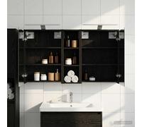 vidaXL Set di Armadi da Bagno 3 pz 106 x 16 x 62,5 cm
