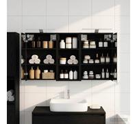 vidaXL Set di Armadi da Bagno 3 pz 116 x 16 x 62,5 cm