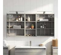 vidaXL Set di Armadi da Bagno 3 pz 116 x 16 x 62,5 cm
