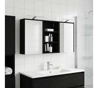vidaXL Set di Armadi da Bagno 3 pz 126 x 16 x 62.5 cm