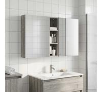 vidaXL Armadietto da bagno Set 3 pezzi 120 x 14,5 x 70 cm Legno Ingegnerizzato, Bagno, Rettangolare, Design Moderno con Soluzioni Di Archiviazione, Ottimizzazione dello Spazio per Praticità ed