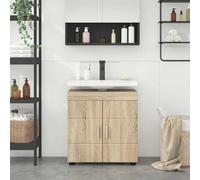 vidaXL Set di Armadi da Bagno TULUM Rovere Sonoma 60 x 34 x 63 cm