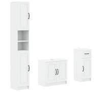 vidaXL Set di armadietti da bagno in 3 pezzi UTRECHT