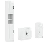 vidaXL Set di armadietti da bagno in 3 pezzi UTRECHT