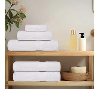 vidaXL Set di asciugamani 12 pezzi FROGN Bianco 360 g/m²