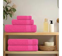 vidaXL Set di asciugamani 12 pezzi FROGN Rosa 360 g/m²