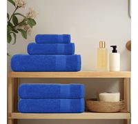 vidaXL Set di asciugamani 6 pezzi FROGN Blu 360 g/m²