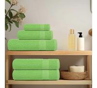 vidaXL Set di asciugamani 8 pezzi FROGN Verde mela 360 g/m²