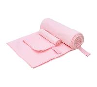vidaXL Set di Asciugamani Sportivi Altro Rosa Tessuto