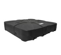 vidaXL Cantilever - Base per ombrellone rotante a 360° per uso esterno, supporto ad alta resistenza con riempimento d'acqua o sabbia, resistente ai raggi UV, con mobilità regolabile e ruote, design