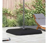 vidaXL Set di Base per Ombrellone Alveare 4 pcs Nero 98 x 98 x 13 cm