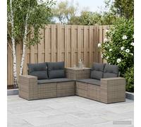 vidaXL Set di divani 5 pz Grigio e Grigio Scuro