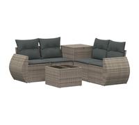 vidaXL Set di divani 6 pz Grigio e Grigio Scuro