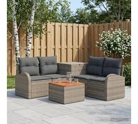 vidaXL Set di divani 6 pz Grigio e Grigio Scuro