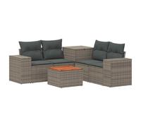 vidaXL Set di divani 6 pz Grigio e Grigio Scuro
