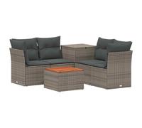 vidaXL Set di divani 6 pz Grigio e Grigio Scuro