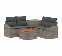 vidaXL Set di divani 6 pz Grigio e Grigio Scuro
