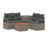 vidaXL Set di divani 6 pz Grigio e Grigio Scuro