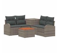 vidaXL Set di divani 6 pz Grigio e Grigio Scuro