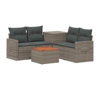 vidaXL Set di divani 6 pz Grigio e Grigio Scuro