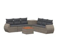 vidaXL Set di divani 8 pz Grigio e Grigio Scuro