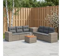 vidaXL Set di divani 8 pz Grigio e Grigio Scuro
