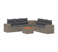 vidaXL Set di divani 8 pz Grigio e Grigio Scuro