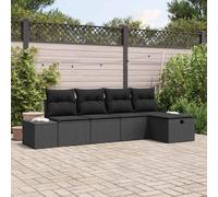 Set di divani con cuscino 6 pcs polyrattan