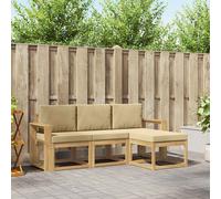 vidaXL Set di divani da esterno 4 pcs