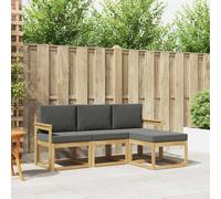 vidaXL Set di divani da esterno 4 pcs