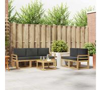 vidaXL Set di divani da esterno 6 pz