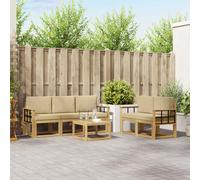 vidaXL Set di divani da esterno 6 pz