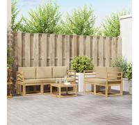 vidaXL Set di divani da esterno 6 pz