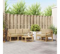 vidaXL Set di divani da esterno 6 pz