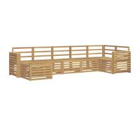 vidaXL Set di divani da esterno 7 pcs Bianco, Scopri divani moderni per esterni, mobili sezionali per il terrazzo, lounge da giardino per il massimo comfort