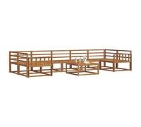 vidaXL Set di divani da esterno 8 pcs Naturale