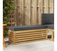 vidaXL Set di divani da esterno Bianco e Antracite 115 x 43 x 45 cm