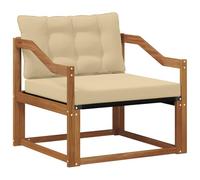 vidaXL Set di divani da esterno Legno di Acacia Massello e Textilene, Divano da giardino, moderno e resistente, divano angolare per rilassarsi sulla terrazza