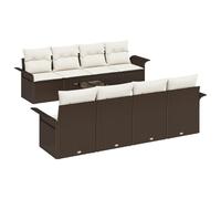 vidaXL Set di divani da Giardino da 9 Pezzi con Cuscini in polirattan Marrone. Questi mobili per Esterno Sono Super Comodi e Ideali per Il Tuo Patio o Balcone. Sono Resistenti alle intemperie e Hann
