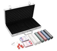 vidaXL Set di Fiches da Poker 300 pz 4 g